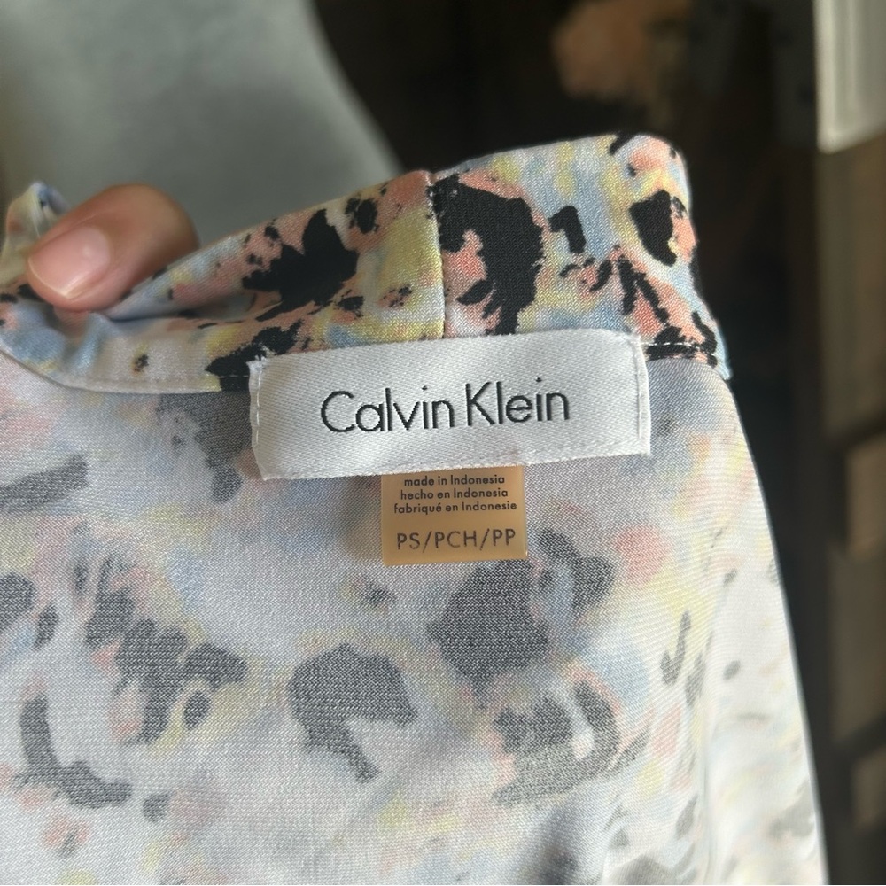 Calvin Klein Multicolor Patterned Blouse - Picture 5 of 8